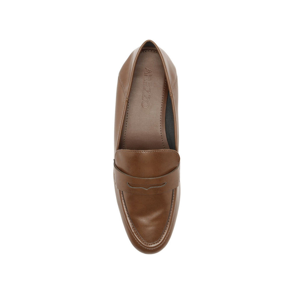 Arezzo | Mocasín clásico de acabado suave - Chocolate
