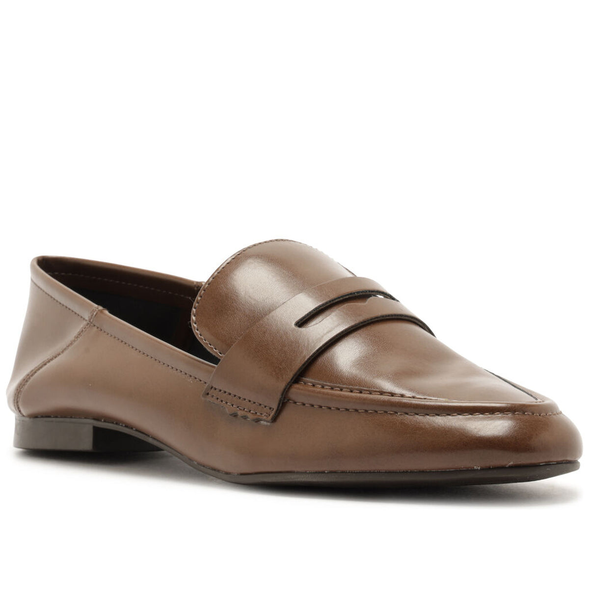 Arezzo | Mocasín clásico de acabado suave - Chocolate