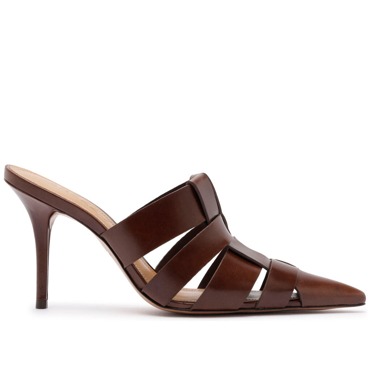Arezzo | Mule de punta fina con diseño calado - Cacao