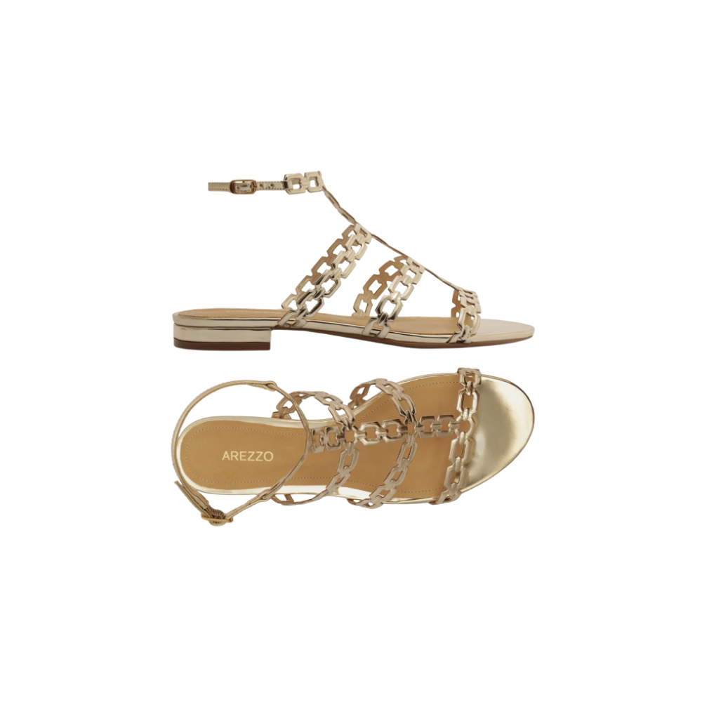 Arezzo  | Sandalia, Platino