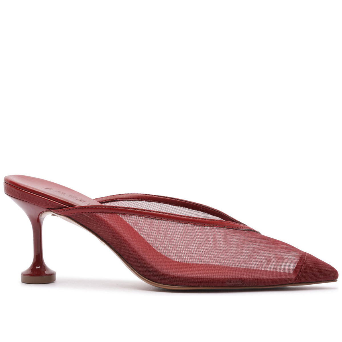 Arezzo | Slingback de malla y punta fina - Rojo pasión