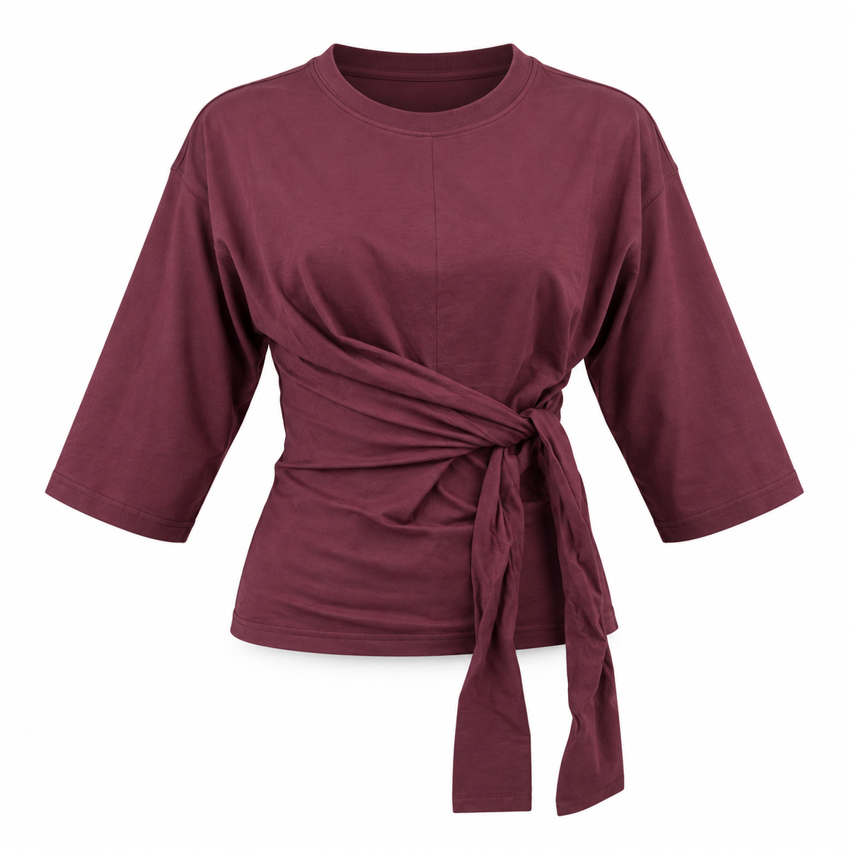 Olea | Blusa Cruzada con Lazo Frontal para Dama