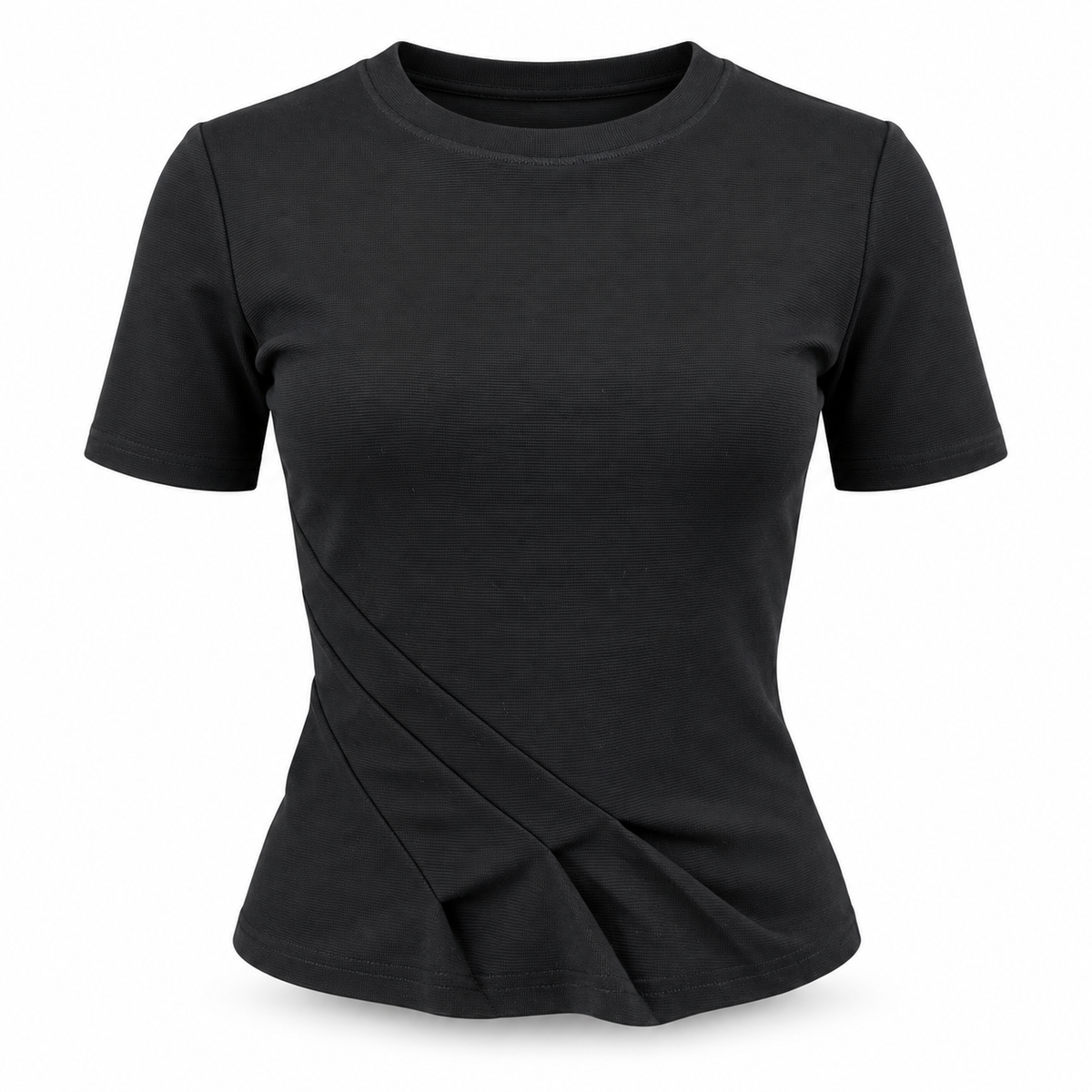 Olea | Camiseta de manga corta con detalle frontal