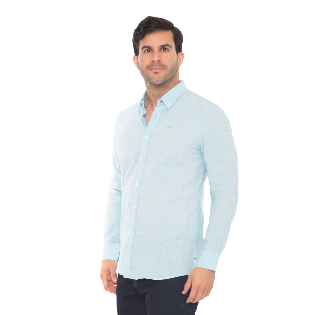 Oscar De La Renta | Camisa Casual Manga Larga