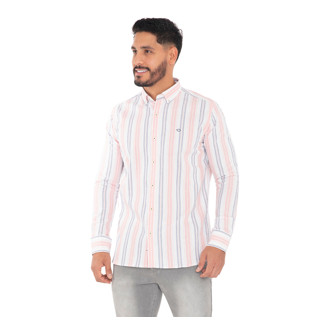 Oscar De La Renta | Camisa Casual Manga Larga