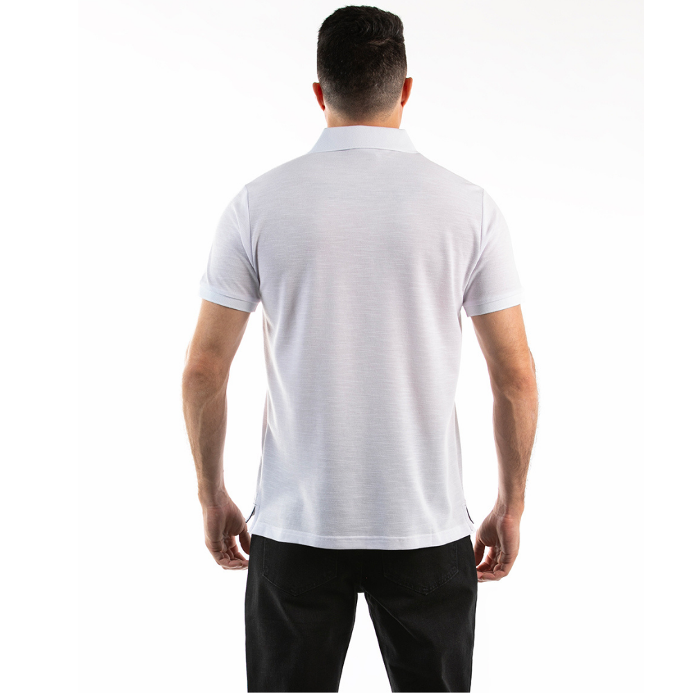 Oscar de la Renta | Camisa Polo Texturizada Minimalista para Caballero