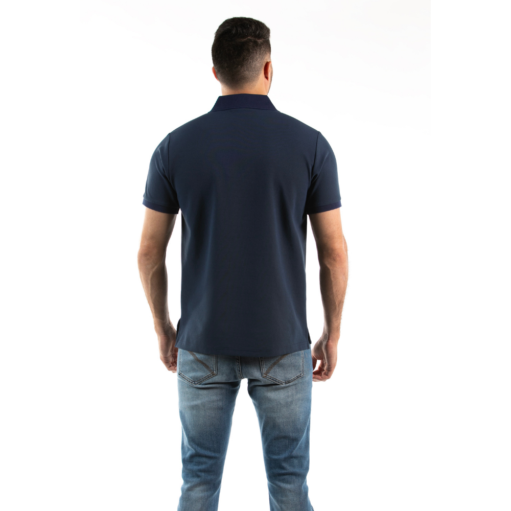 Oscar de la Renta | Camiseta Polo con Cremallera Frontal para Caballero