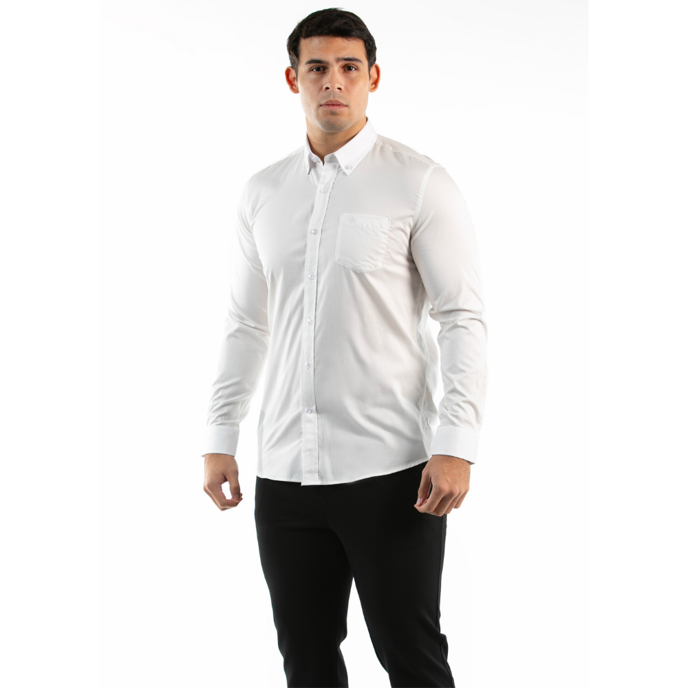 Oscar de la Renta | Camisa Casual de Manga Larga para Caballero