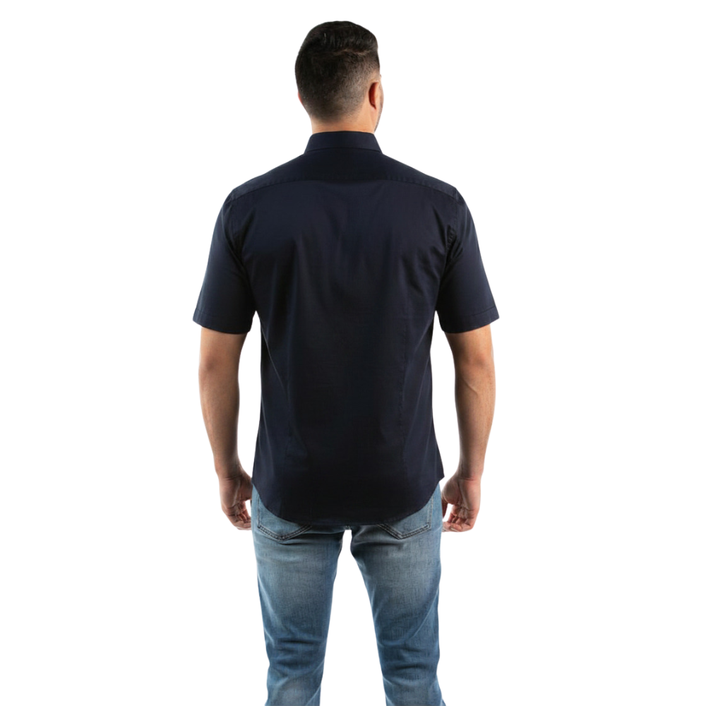 Oscar de la Renta | Camisa Casual de Manga Corta para Caballero