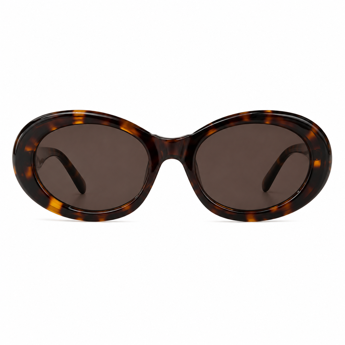 Olea | Lentes de Sol Ovalados de Acetato Negro