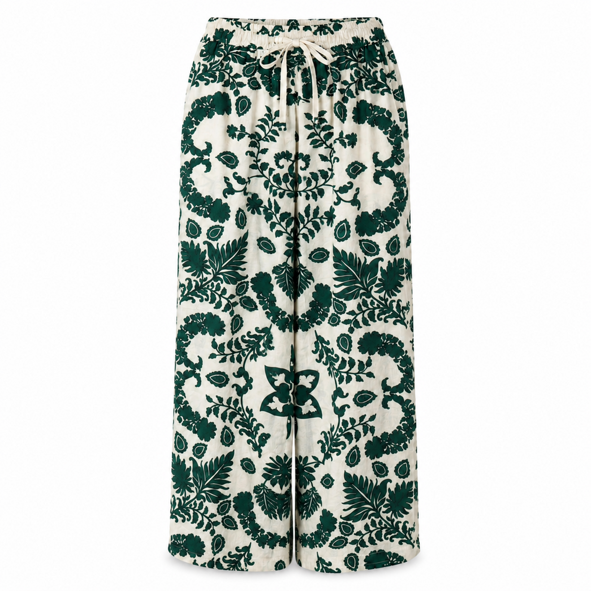 Olea | Pantalón de Pierna Amplia con Estampado
