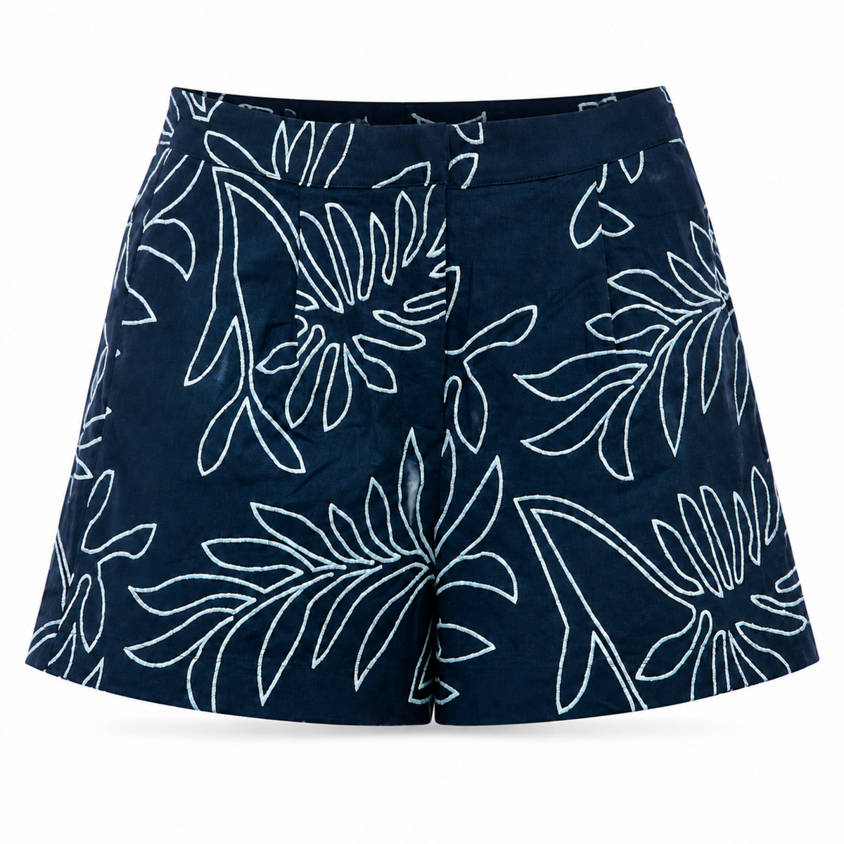 Olea | Short Estampado de Tiro Alto para Dama