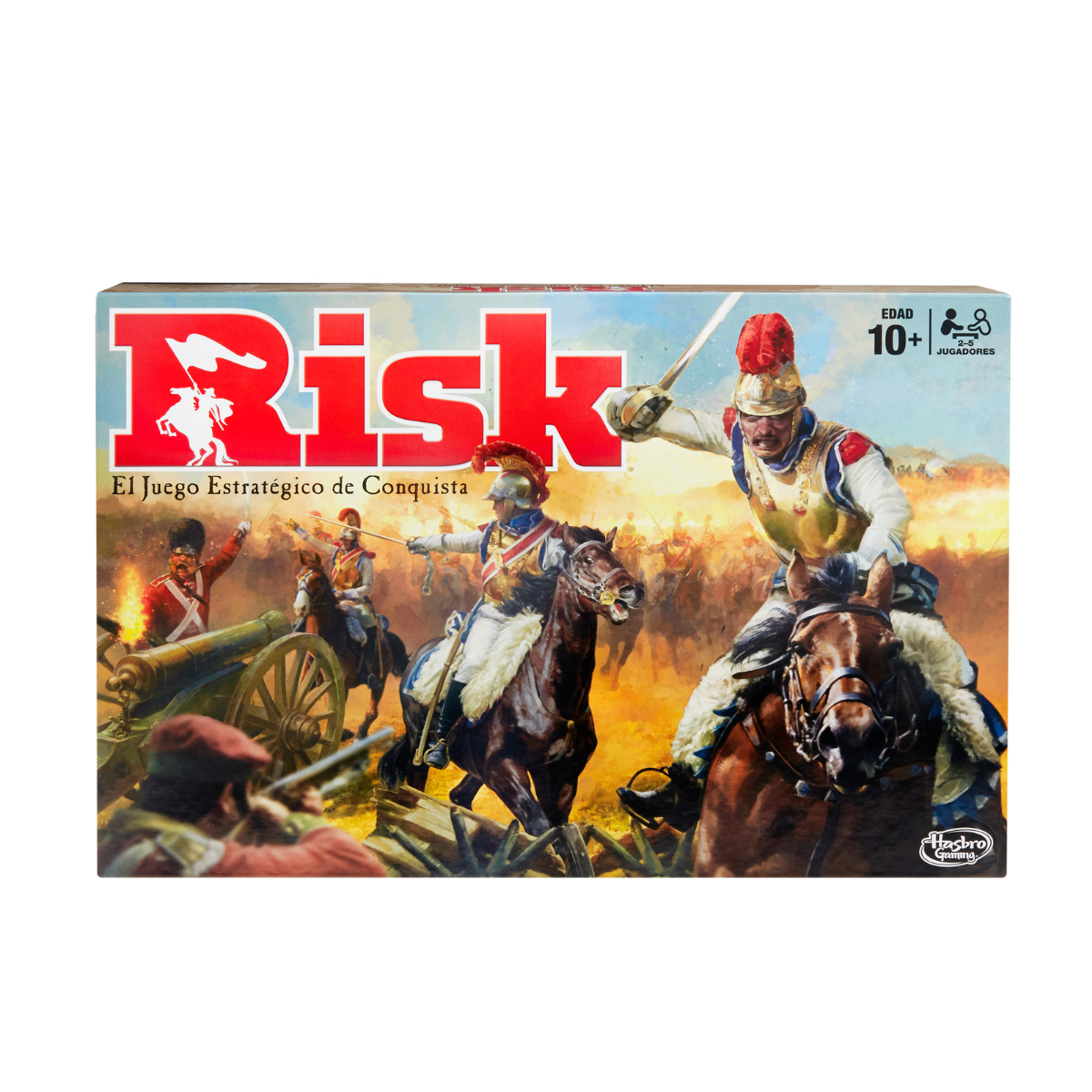 Hasbro Gaming Risk Strike - Cartas de 10 años y Juego de Dados, Juego de Cartas de Estrategia de Juego rápido para 2 a 5 Jugadores, 20 Minutos Promedio, Juegos Familiares, Juegos