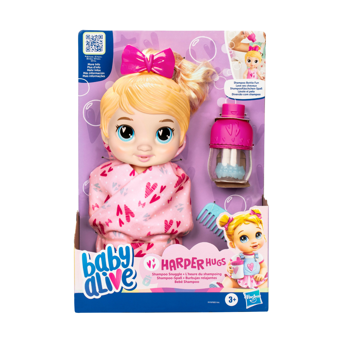 Baby Alive Harper Hugs Burbujas Relajantes