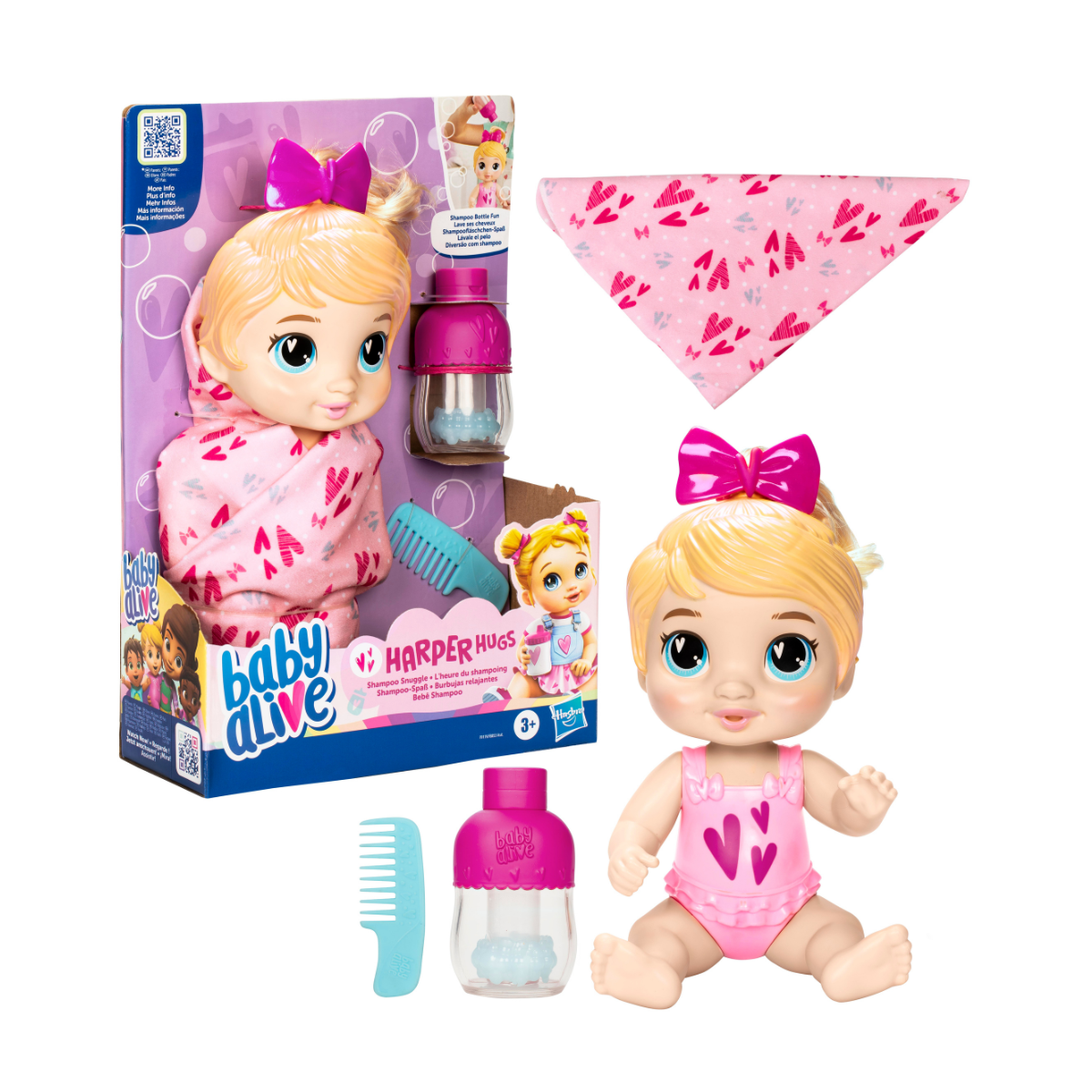 Baby Alive Harper Hugs Burbujas Relajantes