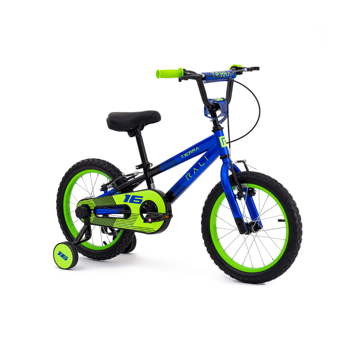 Bicicleta Infantil Tierra Negro con Azul