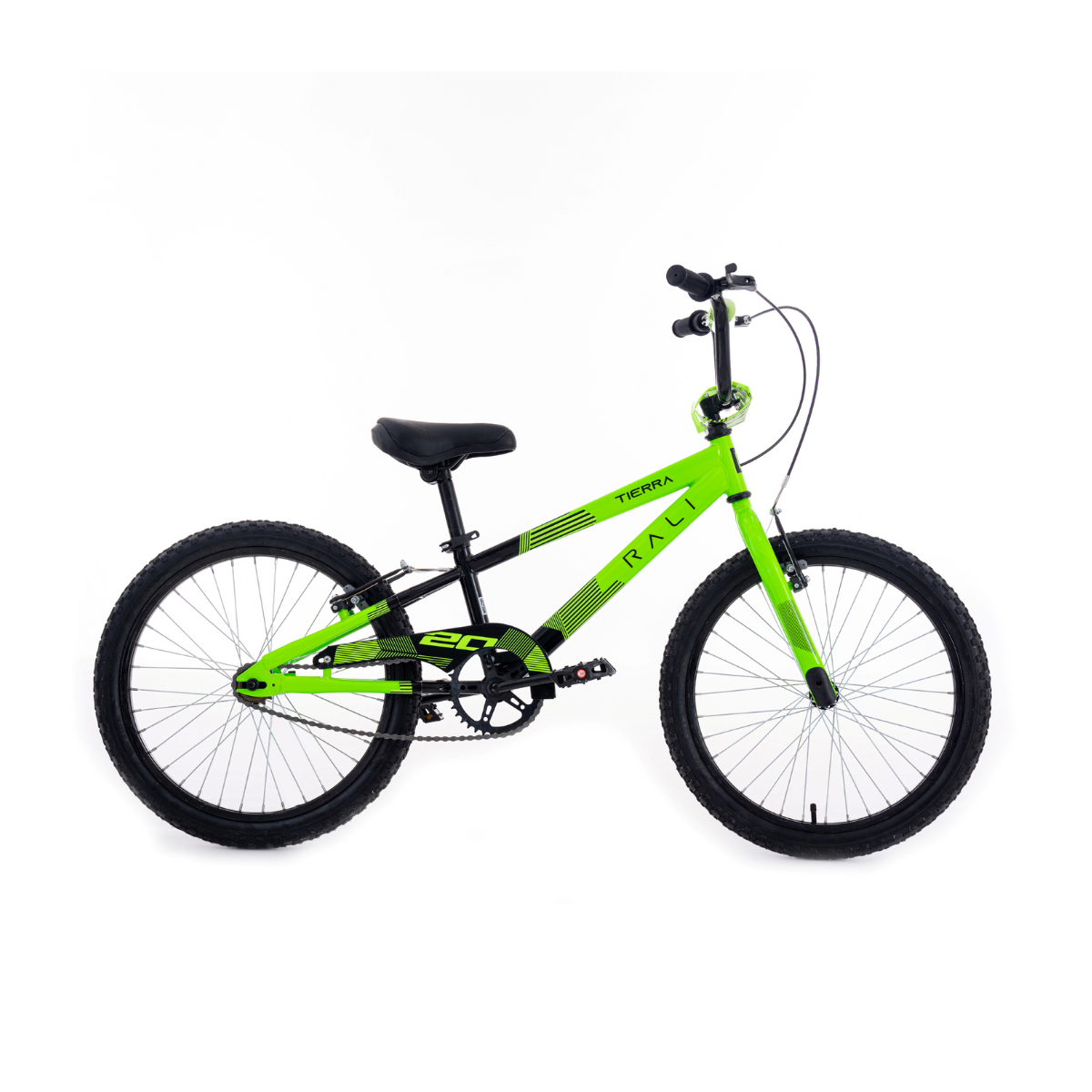 Bicicleta Infantil Tierra Negro con Verde