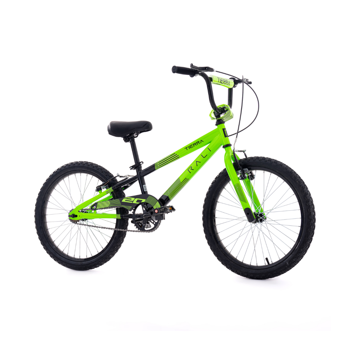 Bicicleta Infantil Tierra Negro con Verde