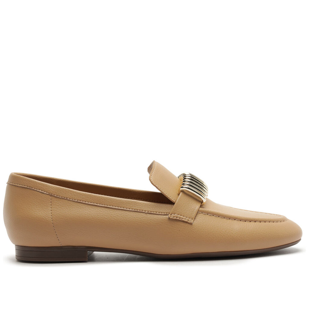 Anacapri | Mocasín con detalle metálico - Beige paja