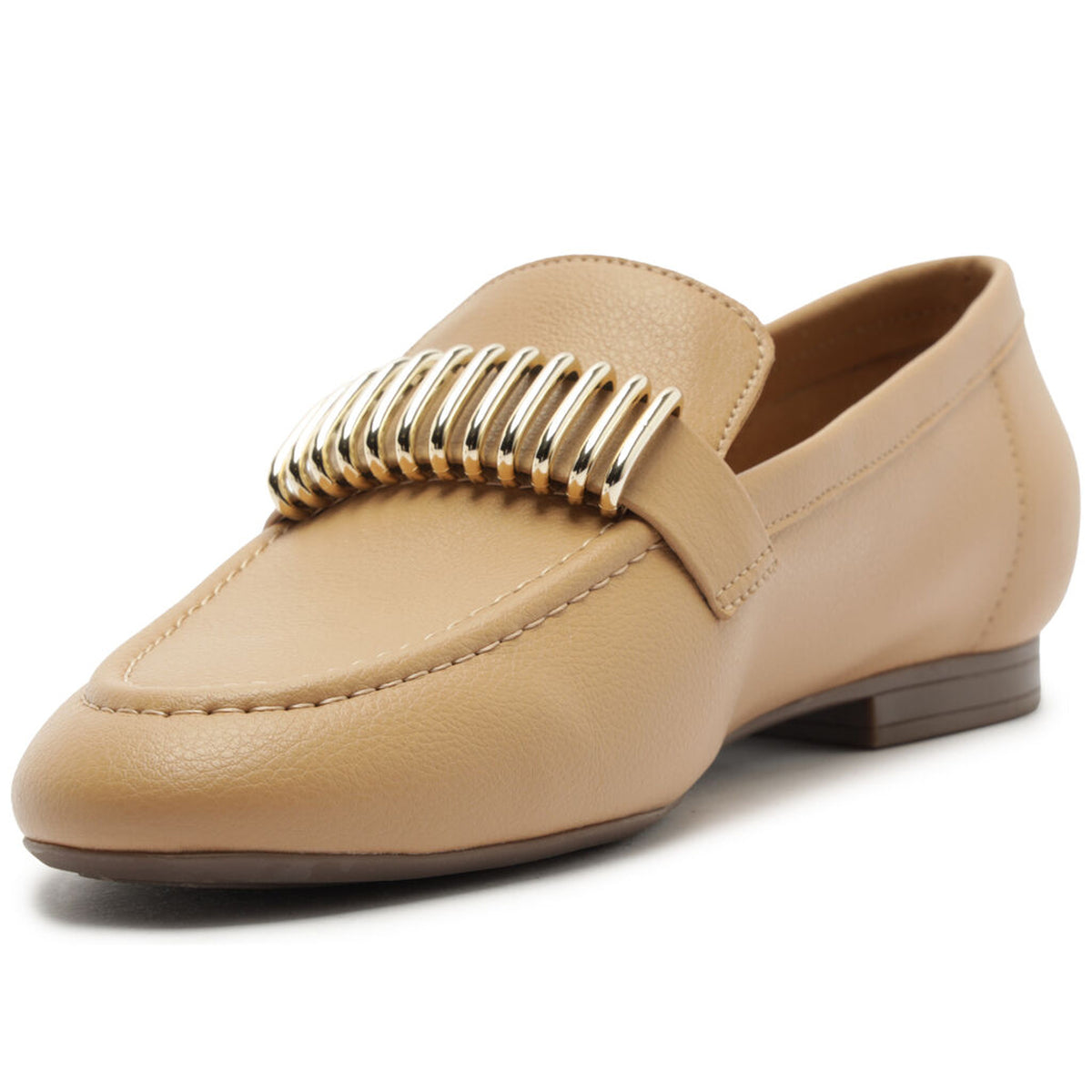 Anacapri | Mocasín con detalle metálico - Beige paja