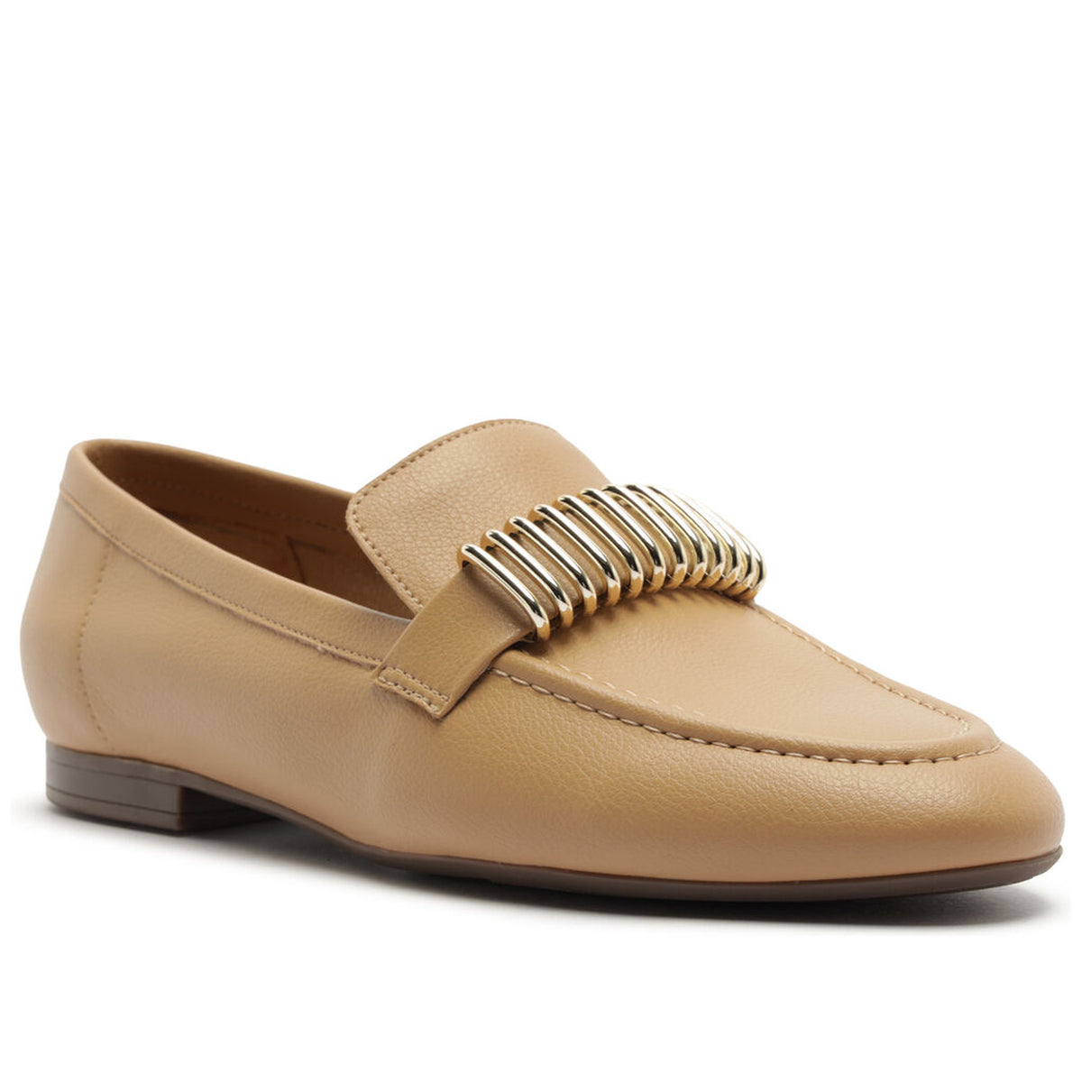 Anacapri | Mocasín con detalle metálico - Beige paja