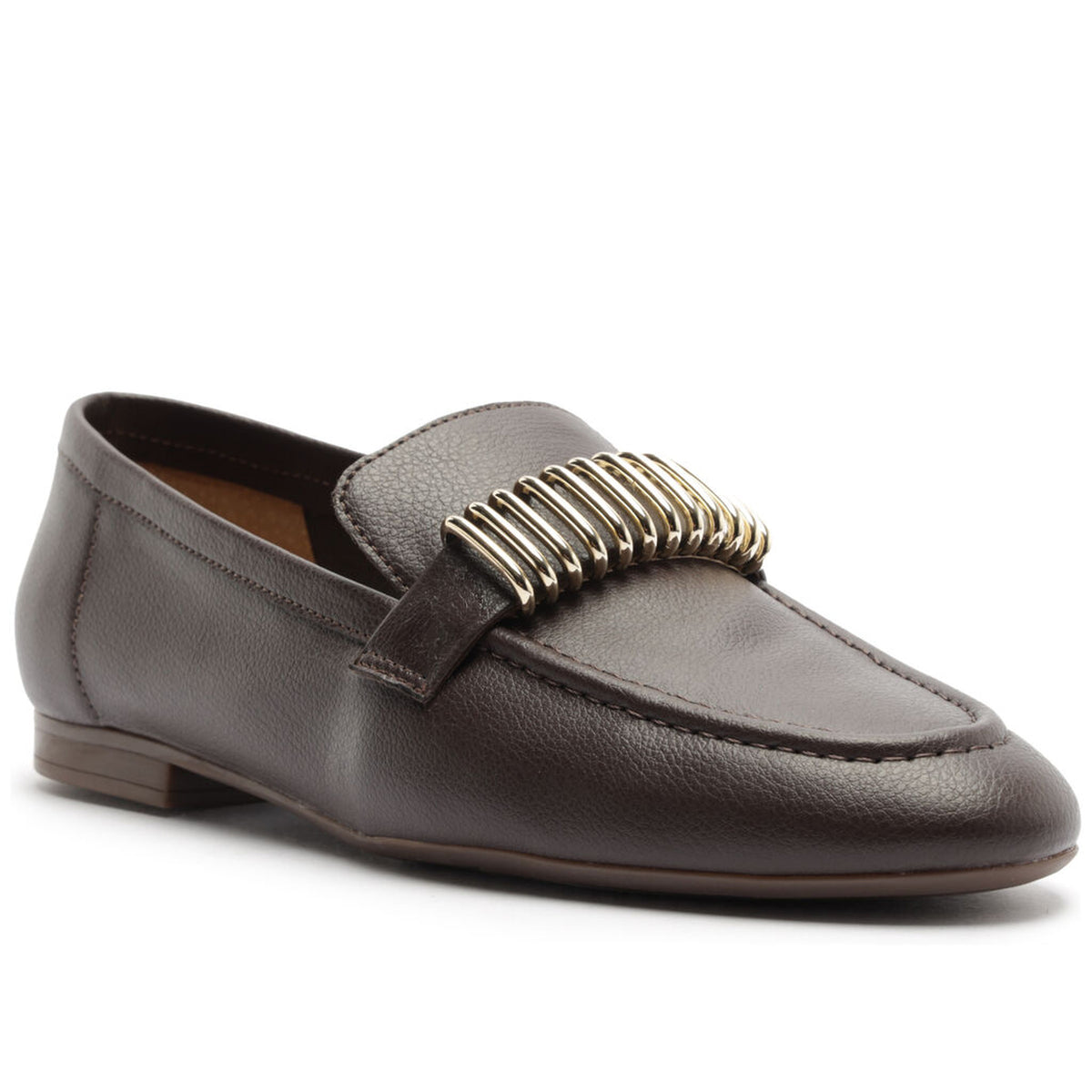 Anacapri | Mocasín con detalle metálico - Marrón