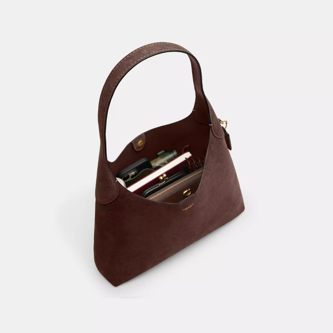 Coach | Bolso de hombro de ante Brooklyn 34