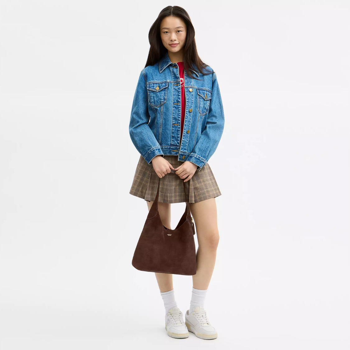 Coach | Bolso de hombro de ante Brooklyn 34
