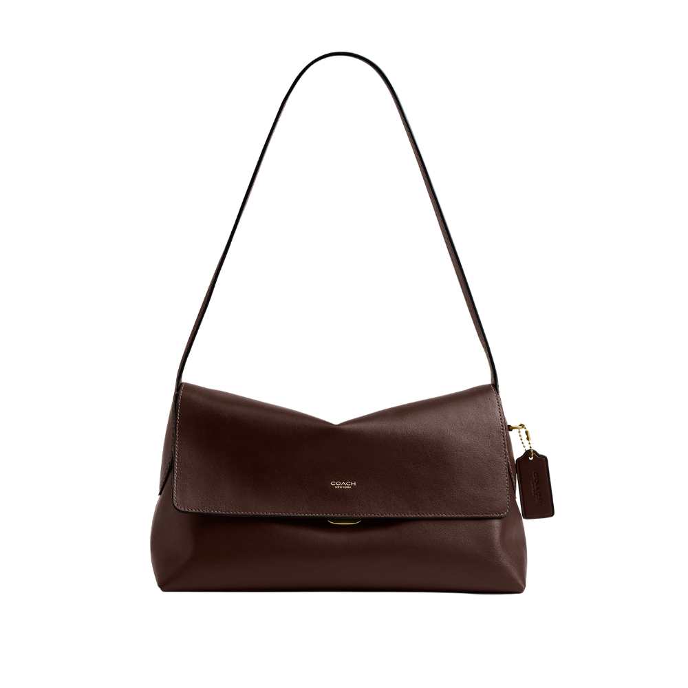Coach | Bolso de hombro Chelsea de piel con veteado natural, 30