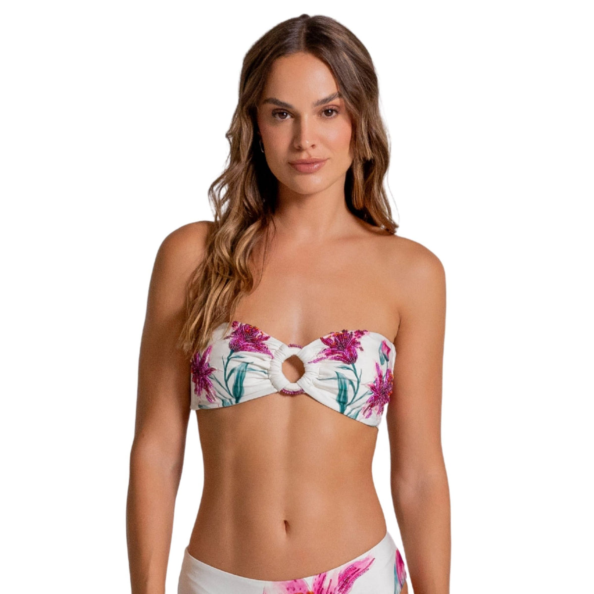 Cosita Linda | Top de Bikini Bandeau Orchid Rivière