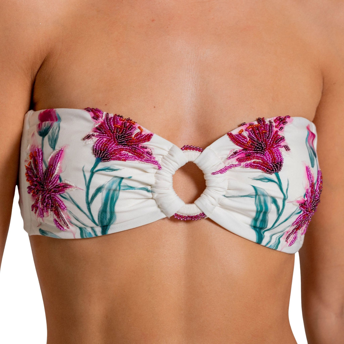 Cosita Linda | Top de Bikini Bandeau Orchid Rivière