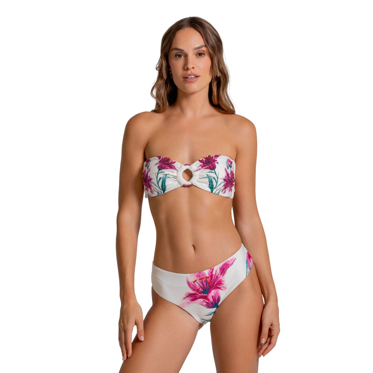 Cosita Linda | Top de Bikini Bandeau Orchid Rivière