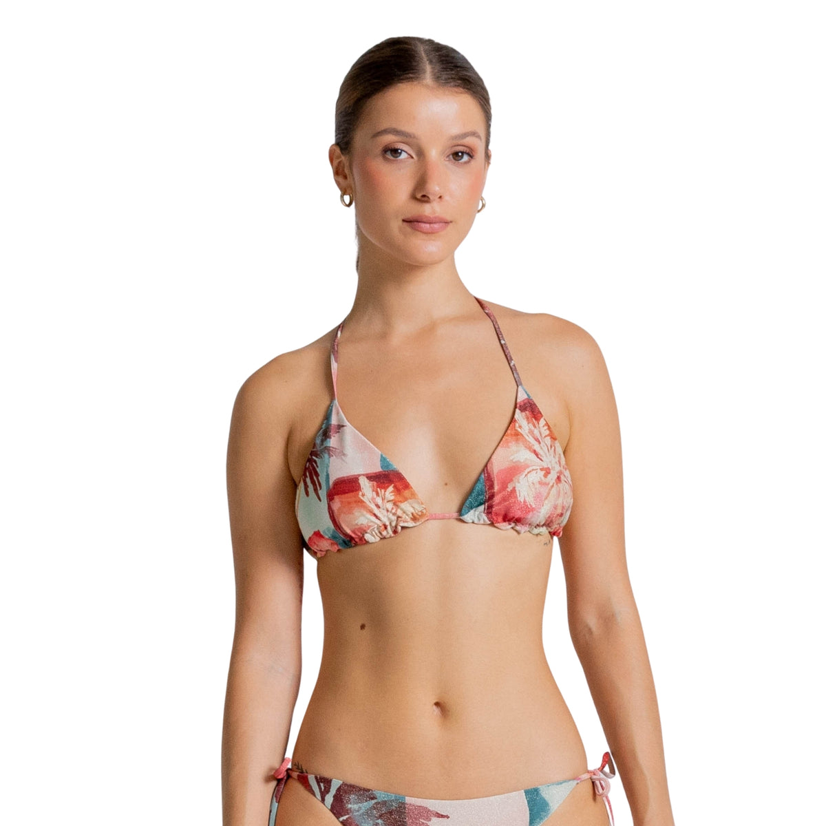 Cosita Linda | Top de Bikini Triangular Palms At Sunset