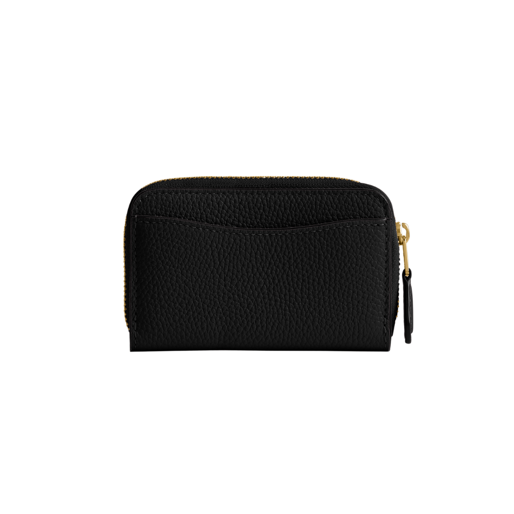 Essential Small Zip Around Card Case Coach - detalle cremallera perimetral