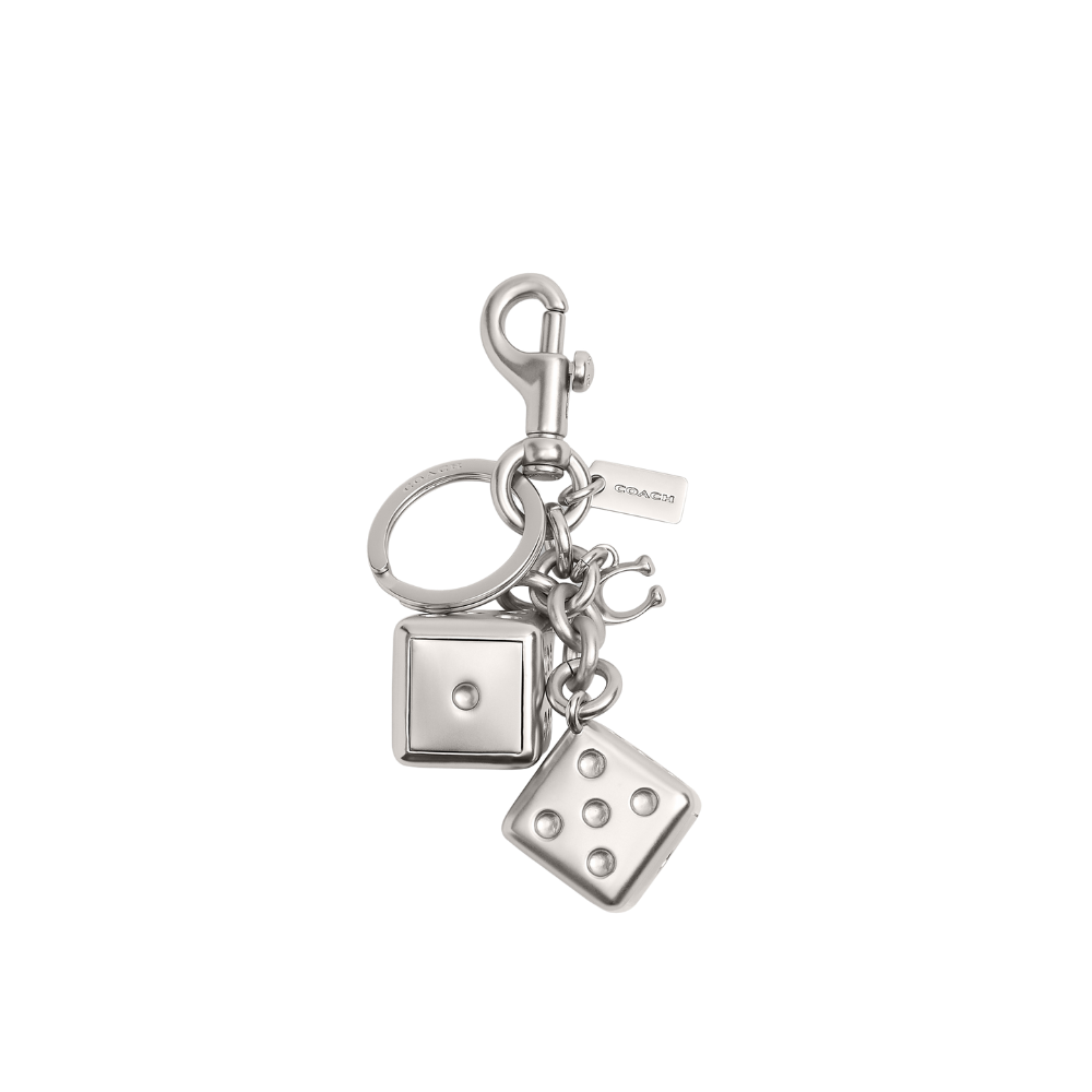 Coach | Dije De Bolsa De Dados Silver