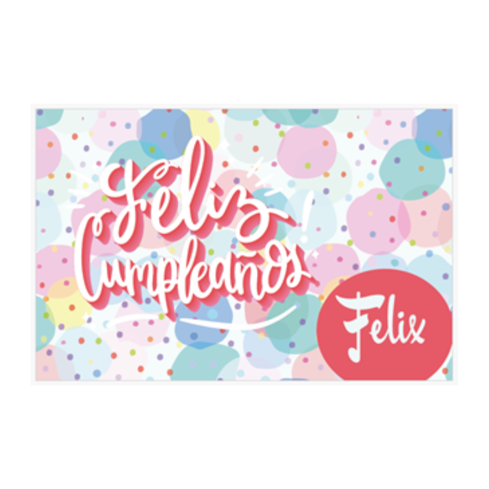 Gift Card - Confeti Felix 100.00$