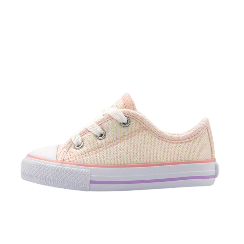 Diversão | Tênis Baby Canvas Low Rose para Niñas