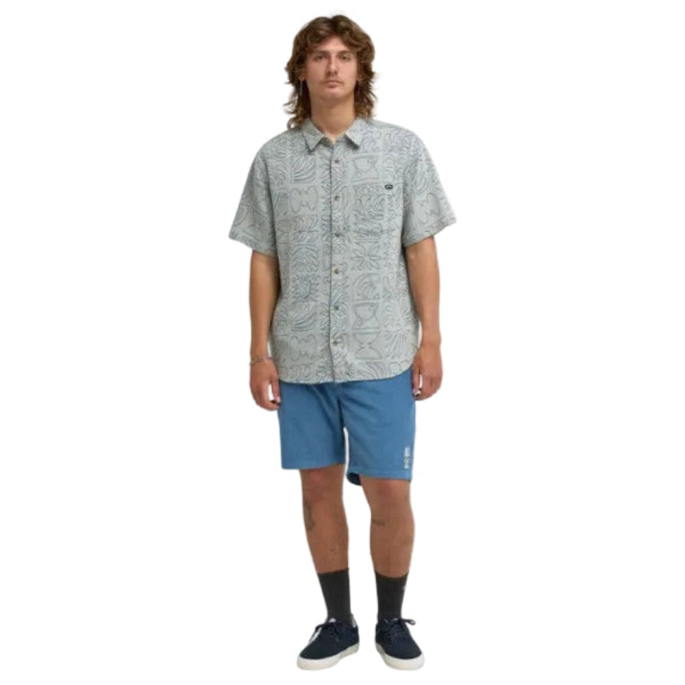 Billabong | Camisa de Manga Corta Sundays Jacquard para Caballero