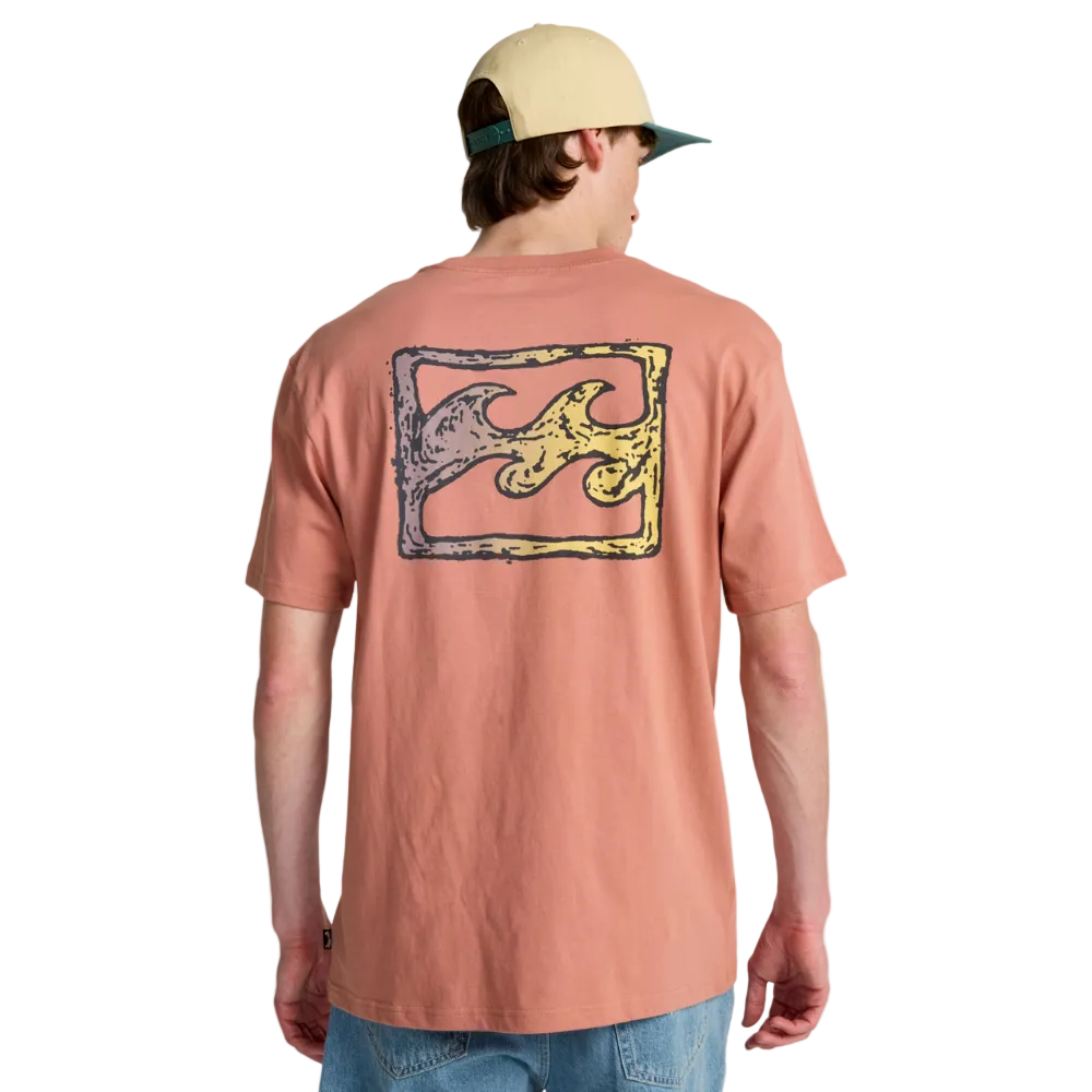 Billabong | Camiseta de Manga Corta Crayon Wave para Caballero