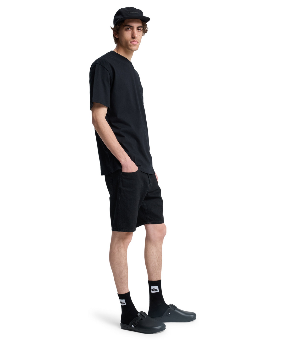 QuikSilver | Camiseta de Manga Corta Salt Water Pocket para Caballero