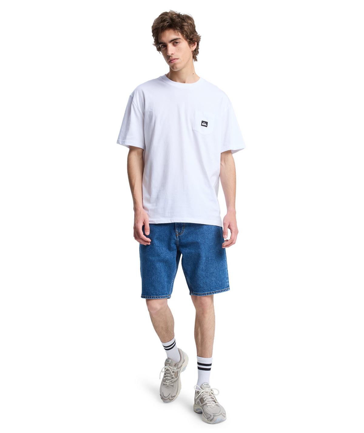 QuikSilver | Camiseta de Manga Corta Salt Water Pocket para Caballero