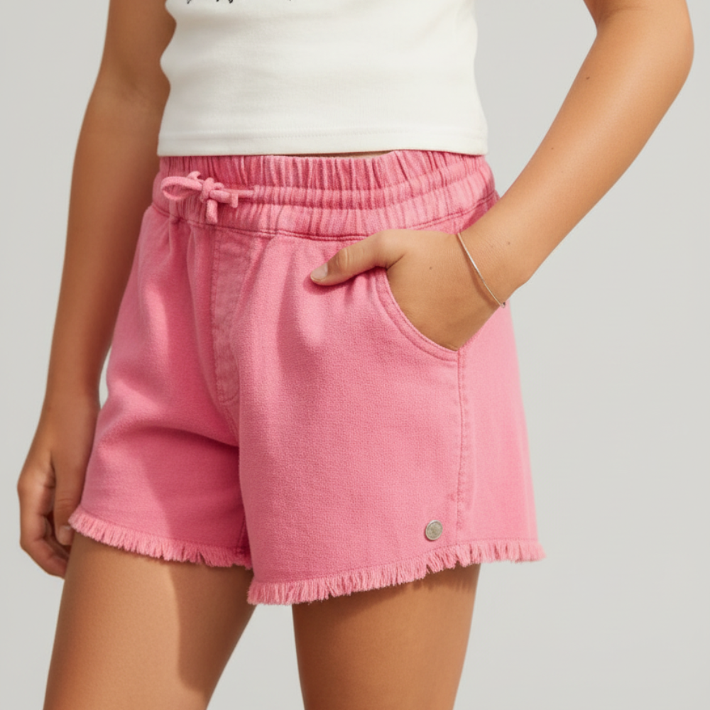 Roxy | Scenic Route Short con Cintura Elástica para Niña