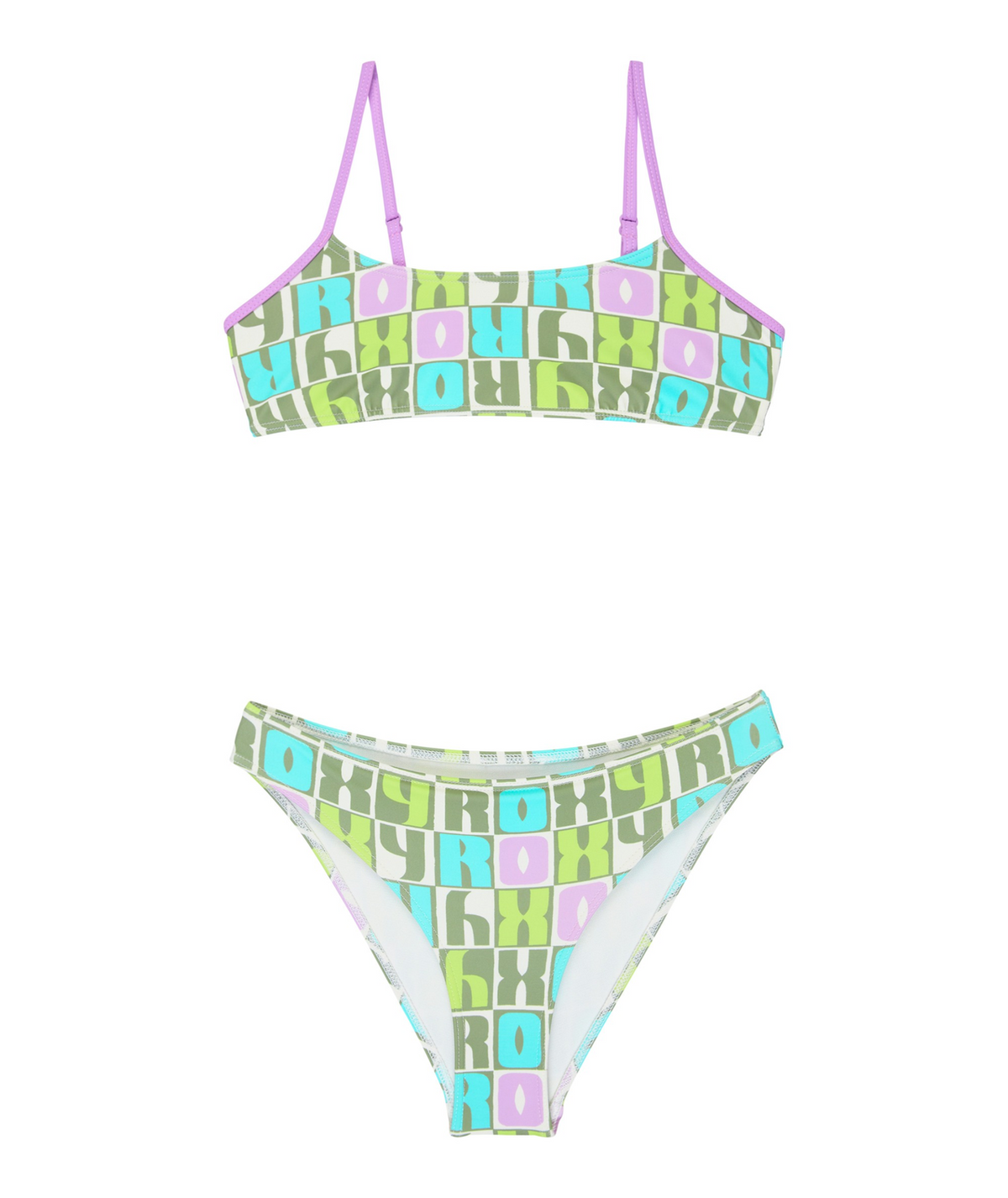 Roxy | Bikini Bralette Letter Up Set para Niña
