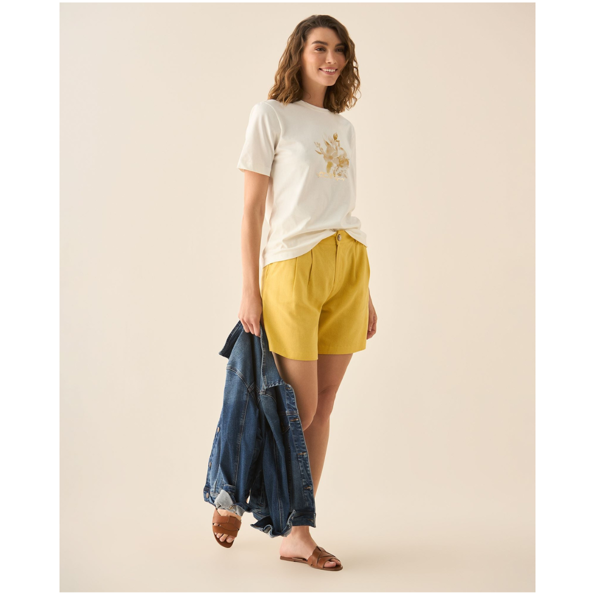 Esprit | Bermuda con Bolsillos en Ribete en Posterior para Mujer