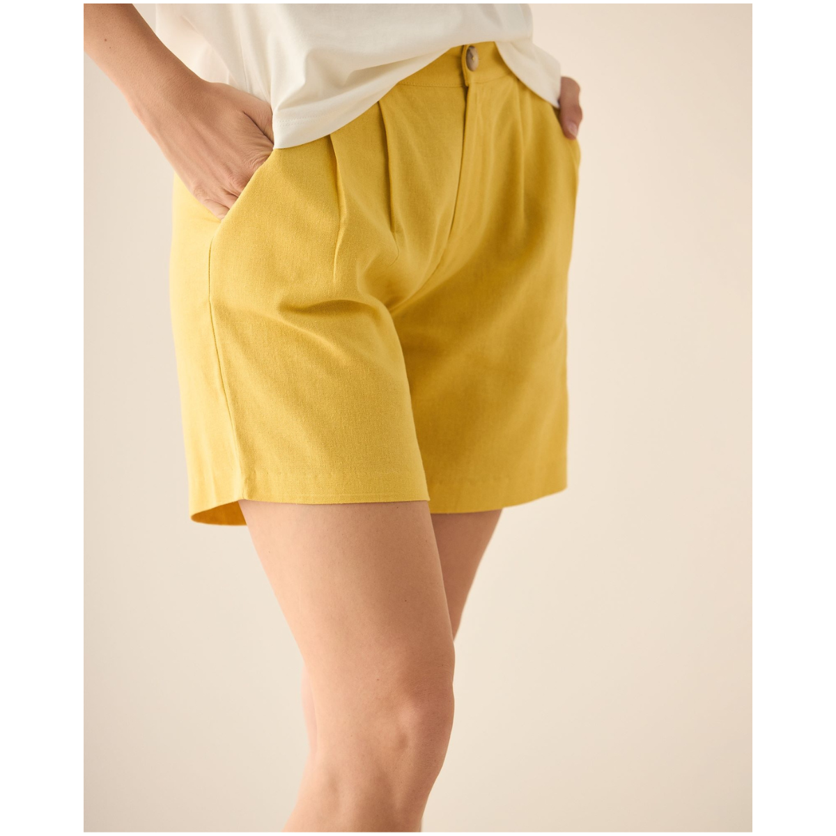 Esprit | Bermuda con Bolsillos en Ribete en Posterior para Mujer