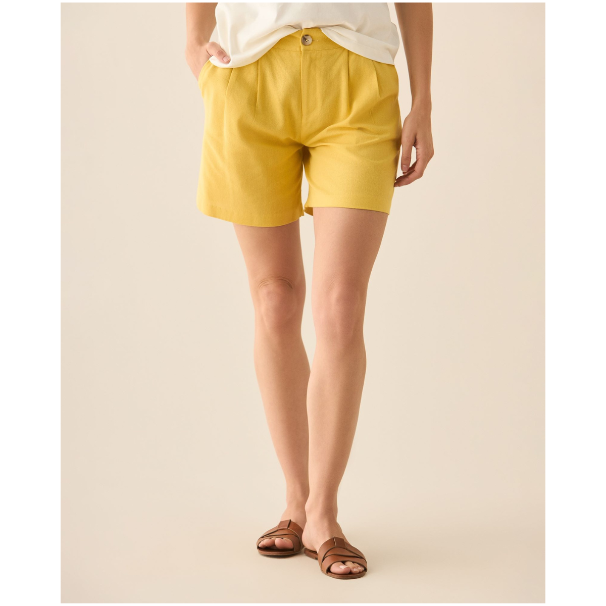 Esprit | Bermuda con Bolsillos en Ribete en Posterior para Mujer