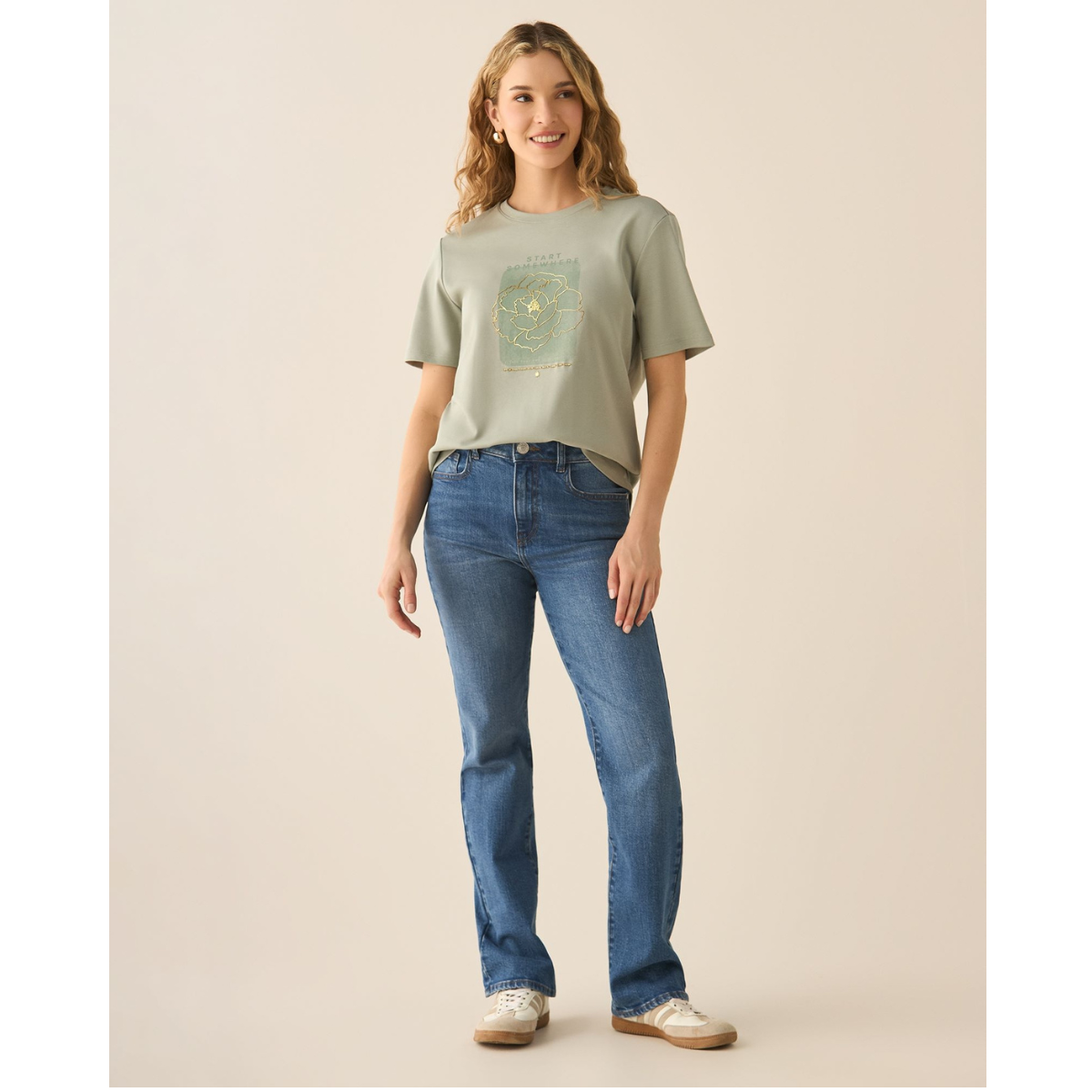 Esprit | Camiseta Básica Manga Corta para Mujer
