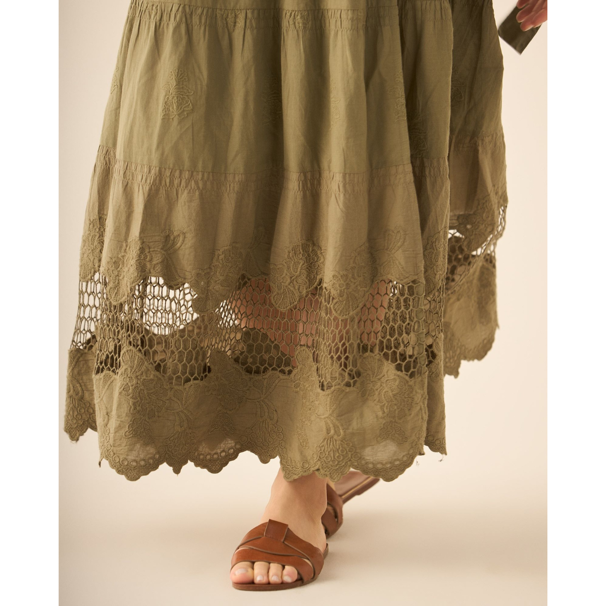 Esprit | Vestido Largo con Bolero y Bordados para Mujer