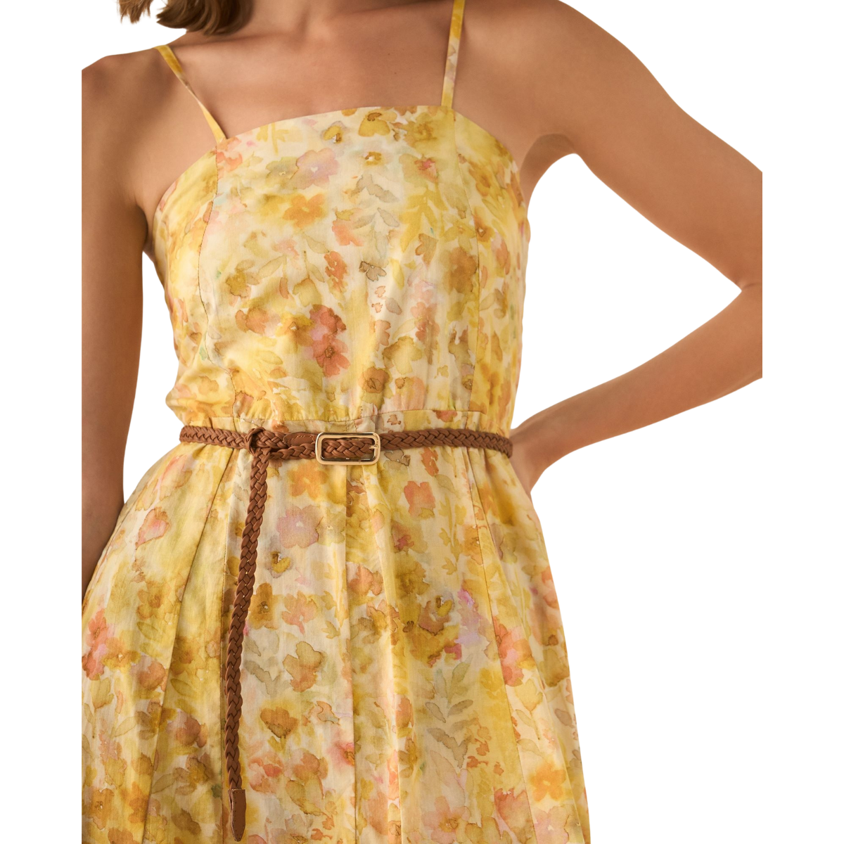 Esprit | Vestido Largo con Estampado de Flores para Mujer