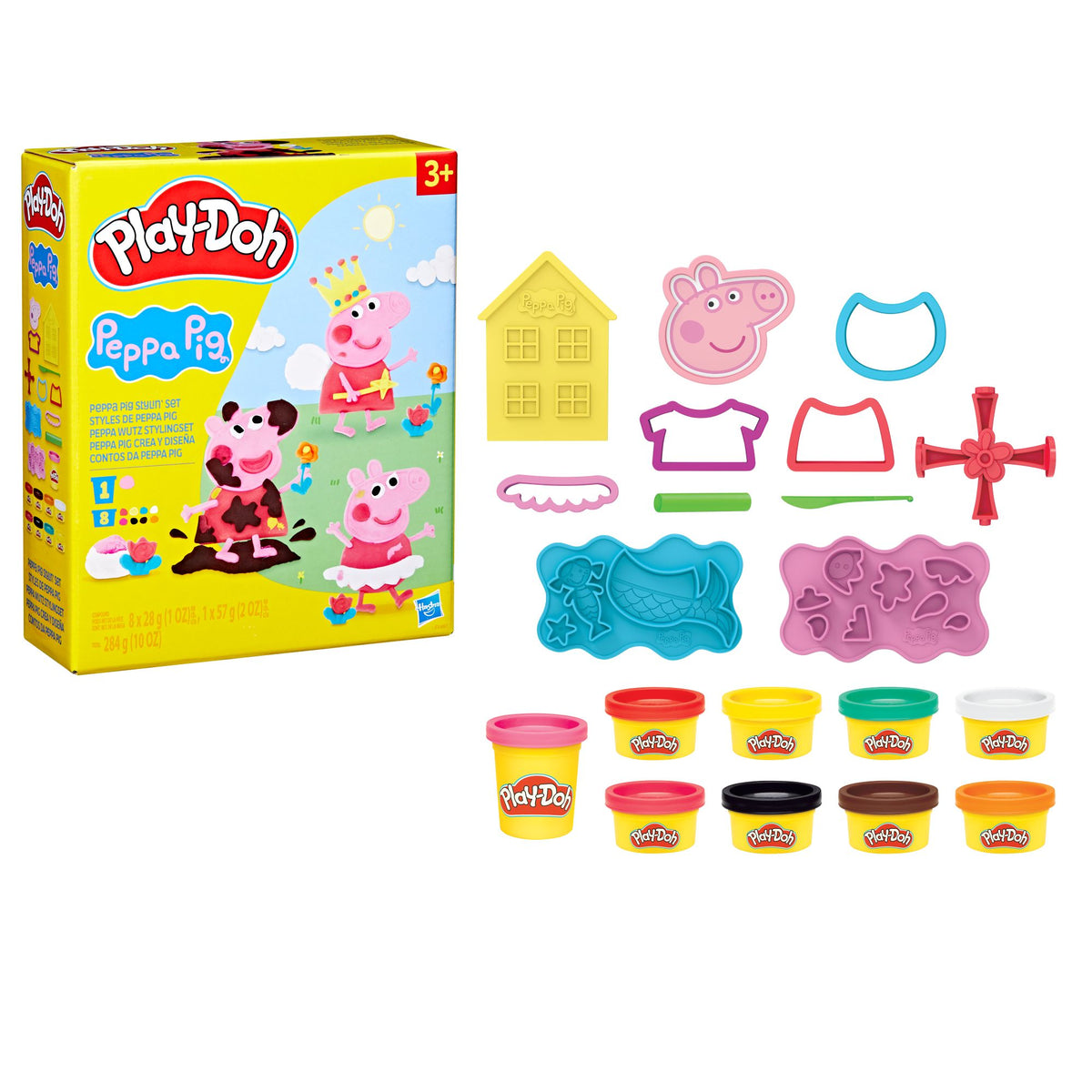 Play-Doh | Peppa Pig Set de Estilismo para Peinados Peinado